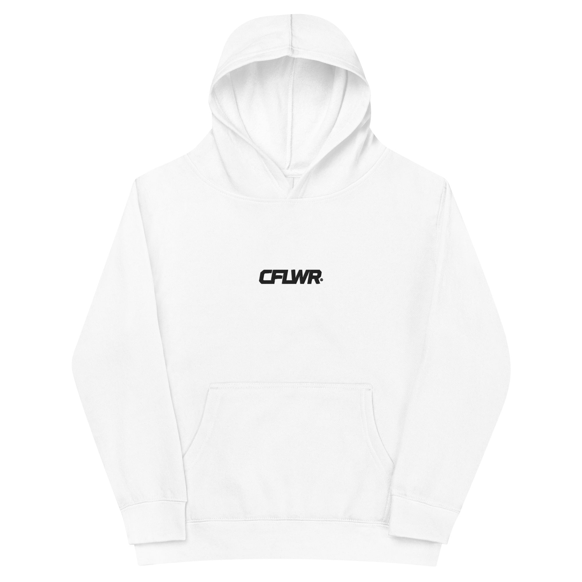 CFLWR YOUTH FLEECE HOODIE - WHITE